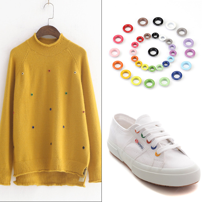 100 kom 6 mm ID spomenar metalne ušice spomenar DIY ukras za domaću zadaću odjeća šivanje odjeće