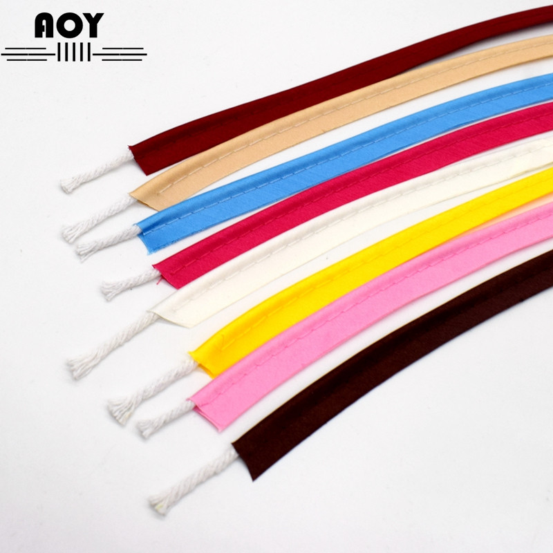 12 mm visokokvalitetna poliesterska satenska traka za šivanje rubova, ručno izrađena za DIY odjeću, kućnu posteljinu