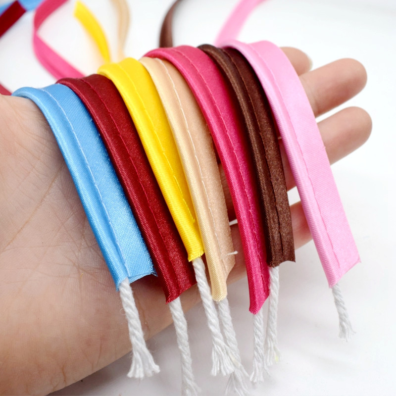 12 mm visokokvalitetna poliesterska satenska traka za šivanje rubova, ručno izrađena za DIY odjeću, kućnu posteljinu