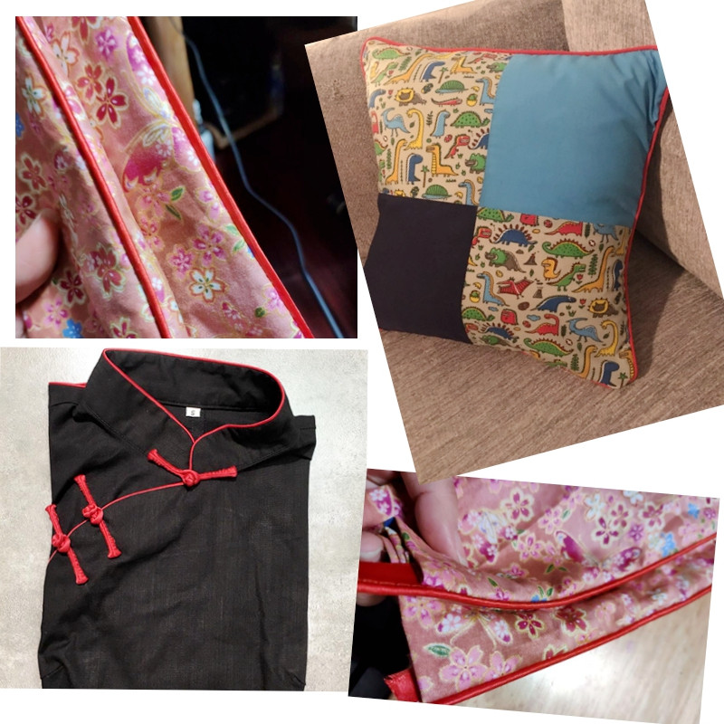 12 mm visokokvalitetna poliesterska satenska traka za šivanje rubova, ručno izrađena za DIY odjeću, kućnu posteljinu