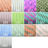 1kom 100FT 550 Paracord uže za padobrane Mil Spec Type III jezgra od 7 niti za penjanje, kampiranje, kopče, narukvica