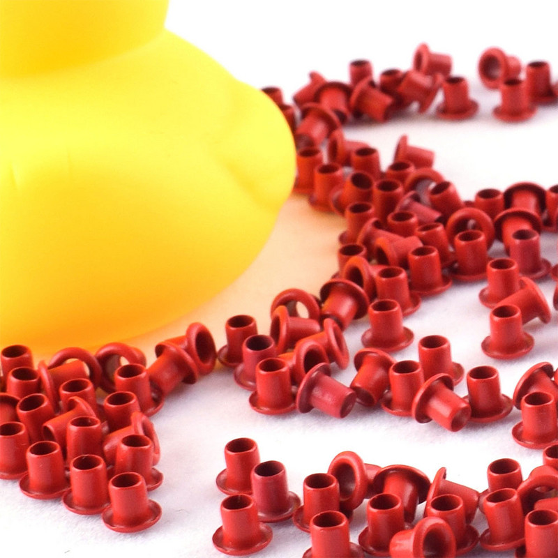 Otvor s očkom 2 mm Očká na látkové očká Sada očiek na zapínanie Očká na šitie Korálkové jadrá Oblečenie Kožené remeslá Plátno 200 ks