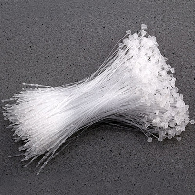 500 komada 5 inča Petlja za privjesak za odjeću Brava za privjesak za privjesak od plastike Sigurnosna uskočna brava Crna Crvena Ljubičasta Zelena Plava Bijela Boja