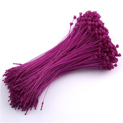 500 komada 5 inča Petlja za privjesak za odjeću Brava za privjesak za privjesak od plastike Sigurnosna uskočna brava Crna Crvena Ljubičasta Zelena Plava Bijela Boja