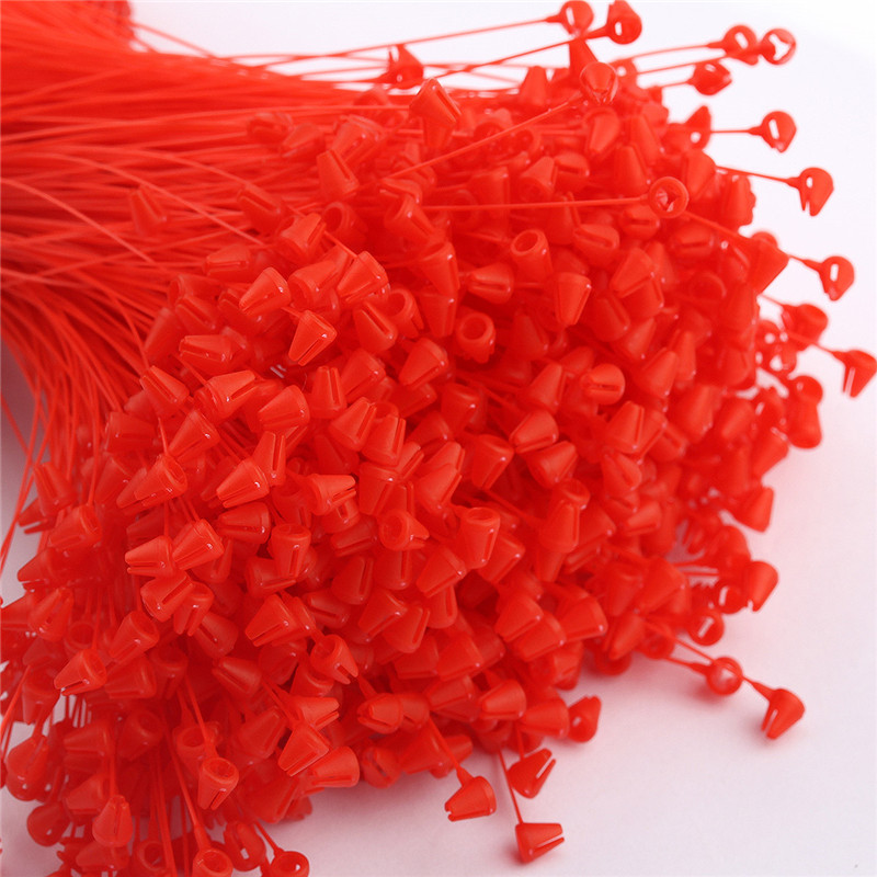 500 komada 5 inča Petlja za privjesak za odjeću Brava za privjesak za privjesak od plastike Sigurnosna uskočna brava Crna Crvena Ljubičasta Zelena Plava Bijela Boja