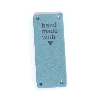 10PCS naljepnica u boji ručno izrađeno slovo polu presavijeno reljefno antilop kožna naljepnica šešir ručno izrađena torba dječja odjeća