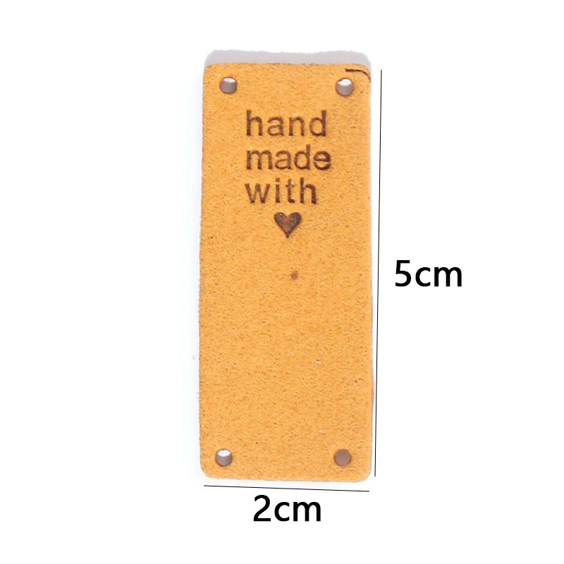 10PCS naljepnica u boji ručno izrađeno slovo polu presavijeno reljefno antilop kožna naljepnica šešir ručno izrađena torba dječja odjeća