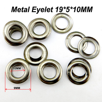 100PCS 16MM*10MM*5MM Metalna srebrna UŠICA Gumb Šivanje Dodaci za odjeću Okrugli gumbi Ručna torbica Kožne ušice MNE-01