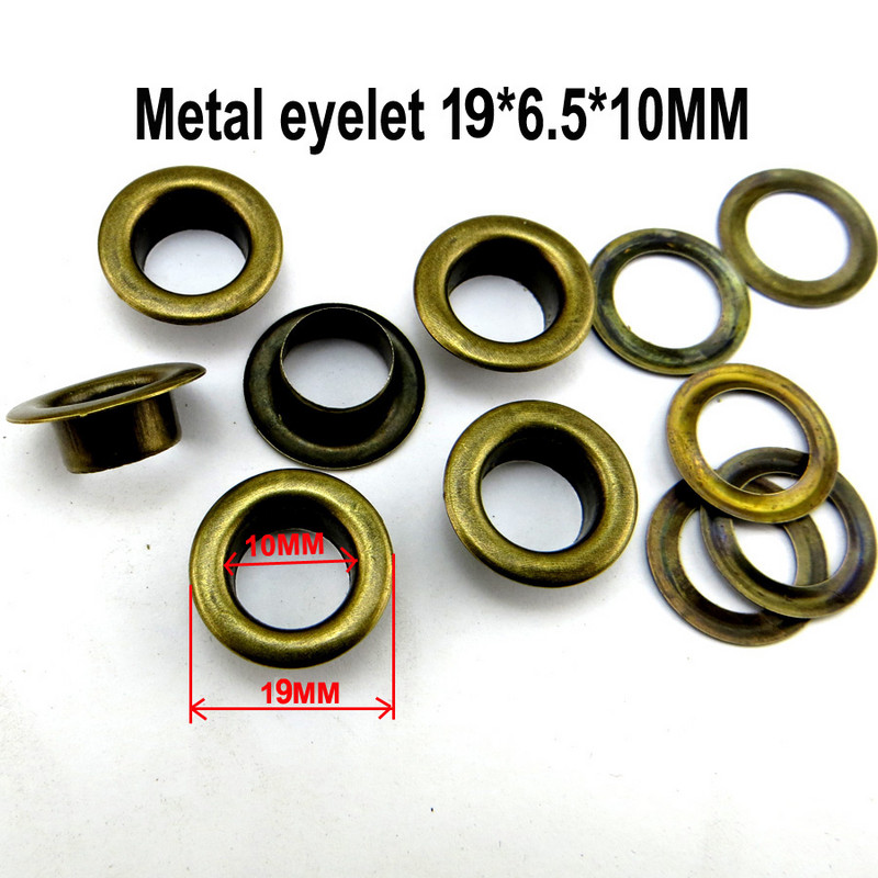100PCS 16MM*10MM*5MM Metalna srebrna UŠICA Gumb Šivanje Dodaci za odjeću Okrugli gumbi Ručna torbica Kožne ušice MNE-01