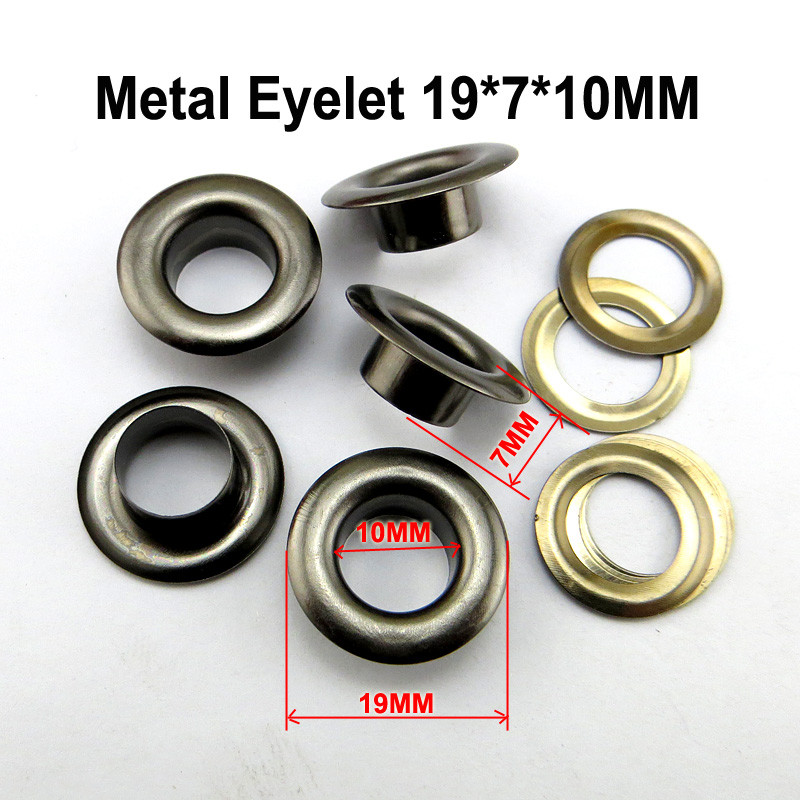 100PCS 16MM*10MM*5MM Metalna srebrna UŠICA Gumb Šivanje Dodaci za odjeću Okrugli gumbi Ručna torbica Kožne ušice MNE-01