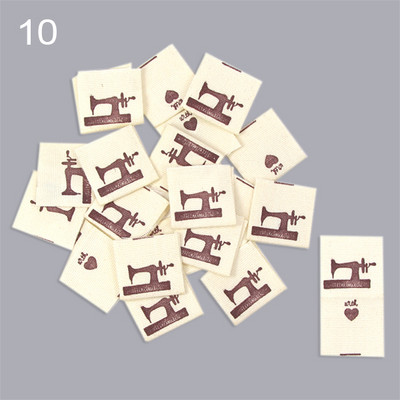 50kom Ručno izrađene etikete Etikete za odjeću Ručno izrađene oznake Pletenje Preklopne oznake DIY Kapa/poklon/torba Dekoracija Dodaci za šivanje 20x38MM