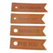 NBNKNN 20kom PU kožne naljepnice za odjeću Cipele Dekoracija Reljefni ručno izrađeni za vas DIY pribor za šivanje