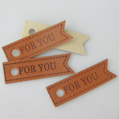 NBNKNN 20kom PU kožne naljepnice za odjeću Cipele Dekoracija Reljefni ručno izrađeni za vas DIY pribor za šivanje