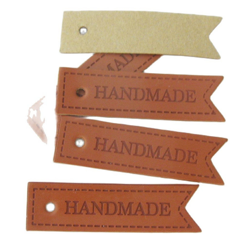 NBNKNN 20kom PU kožne naljepnice za odjeću Cipele Dekoracija Reljefni ručno izrađeni za vas DIY pribor za šivanje