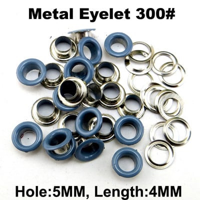 300GAB 5MM Gaiši zilas cilpiņas pogas Šūšanas Apģērbi Aksesuāri Rokassomu Kurpju cilpiņas Der ME-096