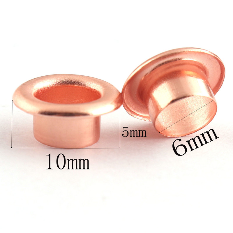 Okrugle ušice i ušice Perilica Metalne zakovice Popravak kože za DIY odjevni otpad Rezervacija Zanatski projekti 50 kompleta