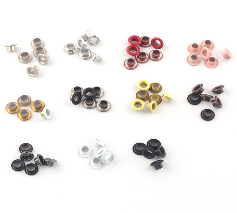 Šarene ušice s podloškom Okrugle male ušice za cipele Šivanje Jezgra od perli Odjeća Kožni okov Izrada platna