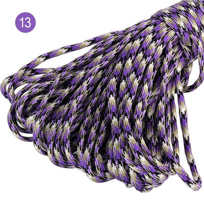 100 stopa u boji 5 mm 7 niti jezgri Paracord for Survival 550 Parachute Cord Uzica Kampiranje Penjanje Kampiranje Uže Planinarenje Odjeća