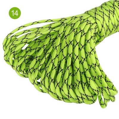 100 stopa u boji 5 mm 7 niti jezgri Paracord for Survival 550 Parachute Cord Uzica Kampiranje Penjanje Kampiranje Uže Planinarenje Odjeća