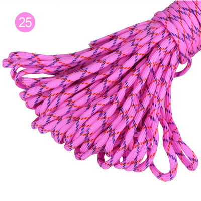100 stopa u boji 5 mm 7 niti jezgri Paracord for Survival 550 Parachute Cord Uzica Kampiranje Penjanje Kampiranje Uže Planinarenje Odjeća