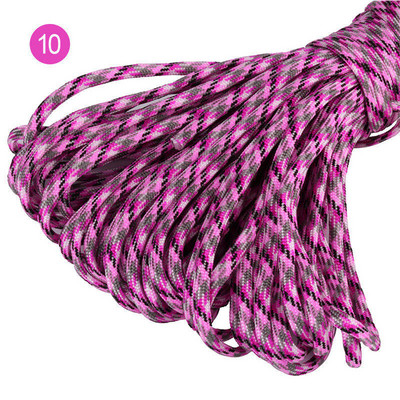 100 stopa u boji 5 mm 7 niti jezgri Paracord for Survival 550 Parachute Cord Uzica Kampiranje Penjanje Kampiranje Uže Planinarenje Odjeća