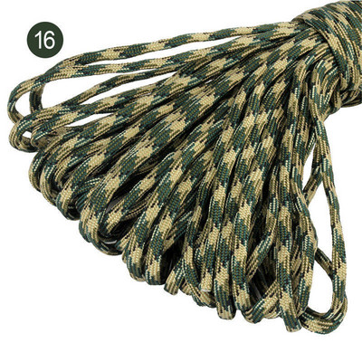 100 stopa u boji 5 mm 7 niti jezgri Paracord for Survival 550 Parachute Cord Uzica Kampiranje Penjanje Kampiranje Uže Planinarenje Odjeća