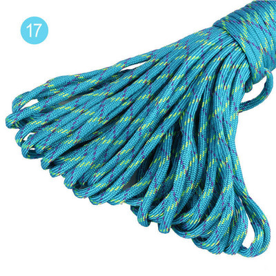 100 stopa u boji 5 mm 7 niti jezgri Paracord for Survival 550 Parachute Cord Uzica Kampiranje Penjanje Kampiranje Uže Planinarenje Odjeća