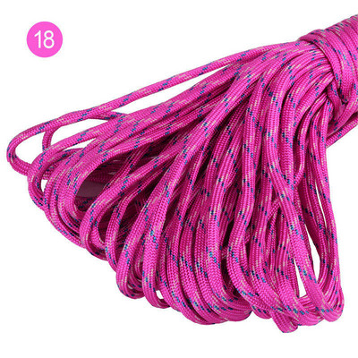 100 stopa u boji 5 mm 7 niti jezgri Paracord for Survival 550 Parachute Cord Uzica Kampiranje Penjanje Kampiranje Uže Planinarenje Odjeća