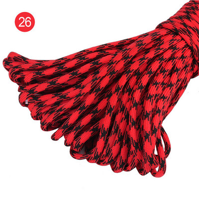 100 stopa u boji 5 mm 7 niti jezgri Paracord for Survival 550 Parachute Cord Uzica Kampiranje Penjanje Kampiranje Uže Planinarenje Odjeća
