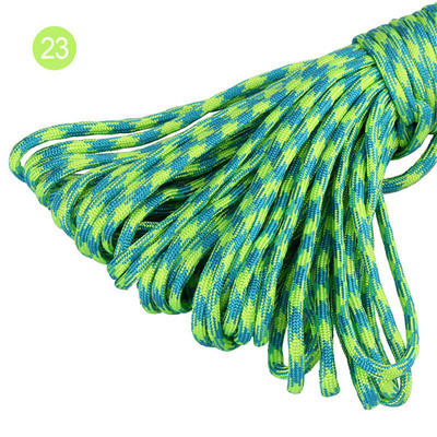 100 stopa u boji 5 mm 7 niti jezgri Paracord for Survival 550 Parachute Cord Uzica Kampiranje Penjanje Kampiranje Uže Planinarenje Odjeća