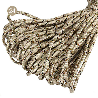 100 stopa u boji 5 mm 7 niti jezgri Paracord for Survival 550 Parachute Cord Uzica Kampiranje Penjanje Kampiranje Uže Planinarenje Odjeća