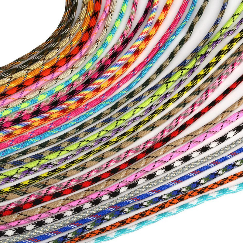 100 stopa u boji 5 mm 7 niti jezgri Paracord for Survival 550 Parachute Cord Uzica Kampiranje Penjanje Kampiranje Uže Planinarenje Odjeća
