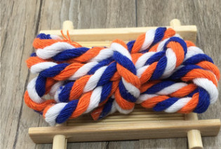 5 metrų 6 mm medvilnės virvė, dekoratyvinė susukta laido virvė rankų darbo dekoravimui, pasidaryk pats.