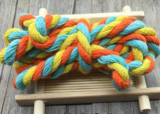 5 metrų 6 mm medvilnės virvė, dekoratyvinė susukta laido virvė rankų darbo dekoravimui, pasidaryk pats.