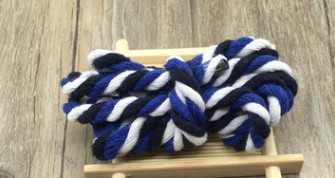 5 metrų 6 mm medvilnės virvė, dekoratyvinė susukta laido virvė rankų darbo dekoravimui, pasidaryk pats.