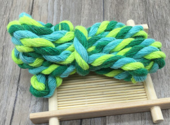 5 metrų 6 mm medvilnės virvė, dekoratyvinė susukta laido virvė rankų darbo dekoravimui, pasidaryk pats.