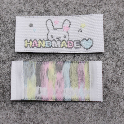 25PCS Ručno izrađena naljepnica od tkanine Naljepnica od tkanine Diy Ručno izrađena oznaka za odjeću za šivanje Odjevni dodaci za traperice, torbe, naljepnice za cipele