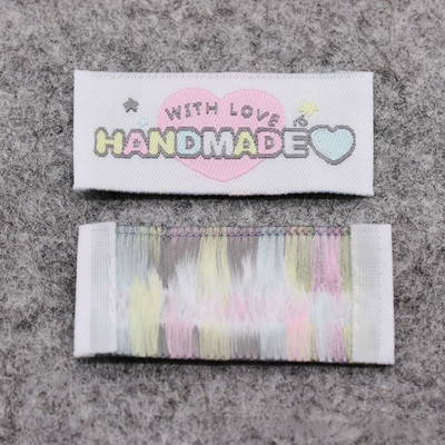 25PCS Ručno izrađena naljepnica od tkanine Naljepnica od tkanine Diy Ručno izrađena oznaka za odjeću za šivanje Odjevni dodaci za traperice, torbe, naljepnice za cipele