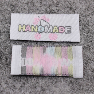 25PCS Ručno izrađena naljepnica od tkanine Naljepnica od tkanine Diy Ručno izrađena oznaka za odjeću za šivanje Odjevni dodaci za traperice, torbe, naljepnice za cipele