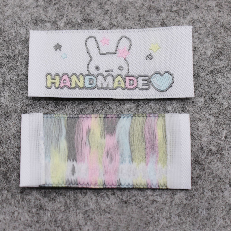 25PCS Ručno izrađena naljepnica od tkanine Naljepnica od tkanine Diy Ručno izrađena oznaka za odjeću za šivanje Odjevni dodaci za traperice, torbe, naljepnice za cipele