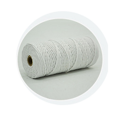 Makrama aukla 3 mm dabīgas kokvilnas aukla, 12 ruļļi, 4 šķiedru krāsaina makrama aukla, krāsaina kokvilnas virve adīšanai.