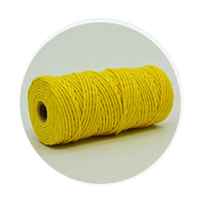 Makrama aukla 3 mm dabīgas kokvilnas aukla, 12 ruļļi, 4 šķiedru krāsaina makrama aukla, krāsaina kokvilnas virve adīšanai.