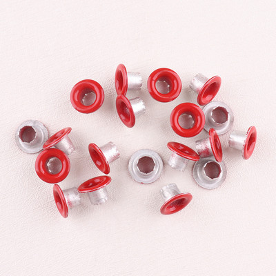 100 komplekti scrapbooking aasad punased 10*4*6mm Kudumid, teksad, kotid, kingade õmblemine käsitsi valmistatud käsitöö Mood Praktilised aksessuaarid