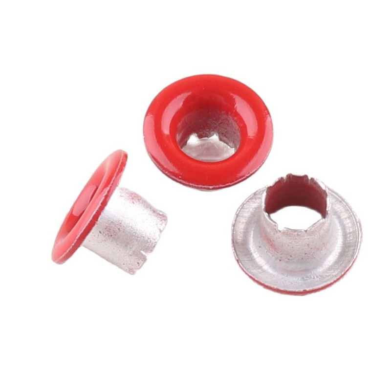 100 rinkinių scrapbooking kilpos raudonos 10*4*6mm trikotažas, džinsai, rankinės, batų siuvimas rankų darbo amatai mada, praktiški aksesuarai