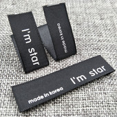 Besplatna dostava PROIZVOĐENO U KOREJI Odjevni dodaci Etiketa za ovratnik tkana etiketa za tiskanje etiketa Etiketa za vodu za pranje