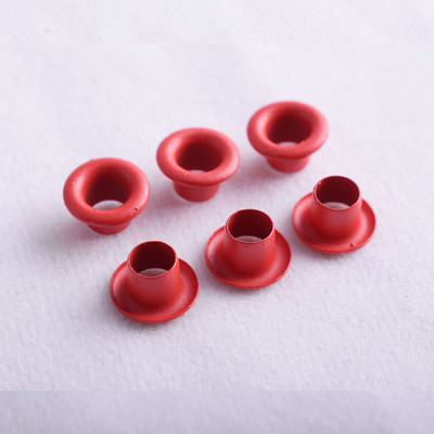 Šarene ušice Ušice za šivanje - 6 metalnih ušica u boji od 4 mm Uvodne ušice s okruglim rupama DIY zakovice Kožni dodaci za perle