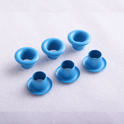 Šarene ušice Ušice za šivanje - 6 metalnih ušica u boji od 4 mm Uvodne ušice s okruglim rupama DIY zakovice Kožni dodaci za perle