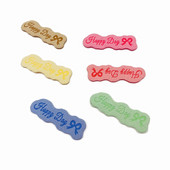 40 vnt./pak. Dirbtinės odos pu siūti etiketės Drabužių siuvimas gaminių etiketės megztiems nėrimo gaminiams Drabužių mezginiai