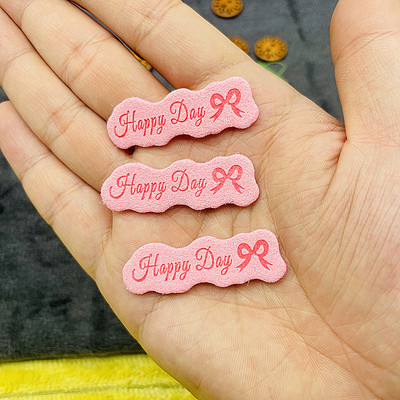 40 vnt./pak. Dirbtinės odos pu siūti etiketės Drabužių siuvimas gaminių etiketės megztiems nėrimo gaminiams Drabužių mezginiai