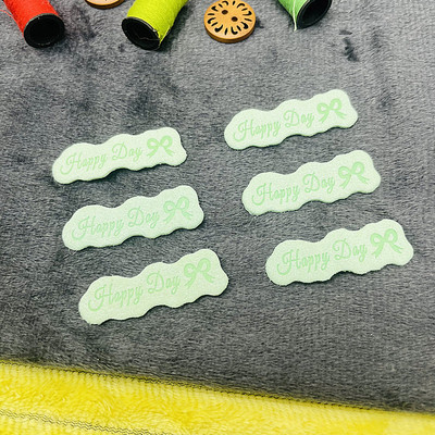 40 vnt./pak. Dirbtinės odos pu siūti etiketės Drabužių siuvimas gaminių etiketės megztiems nėrimo gaminiams Drabužių mezginiai